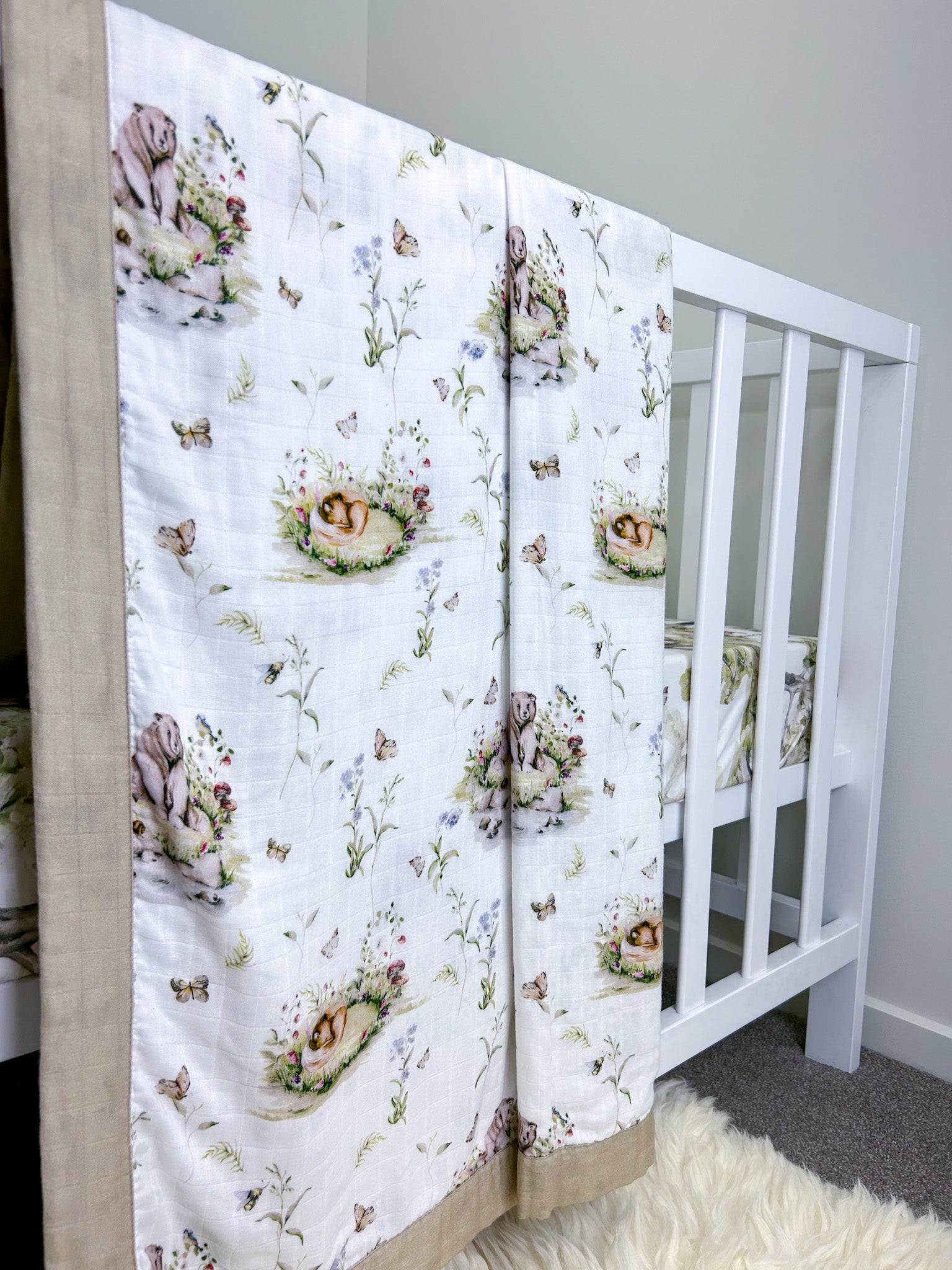 Baby boy muslin blankets on sale