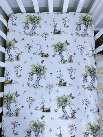 Woodlands Girl Fitted Cot Sheet