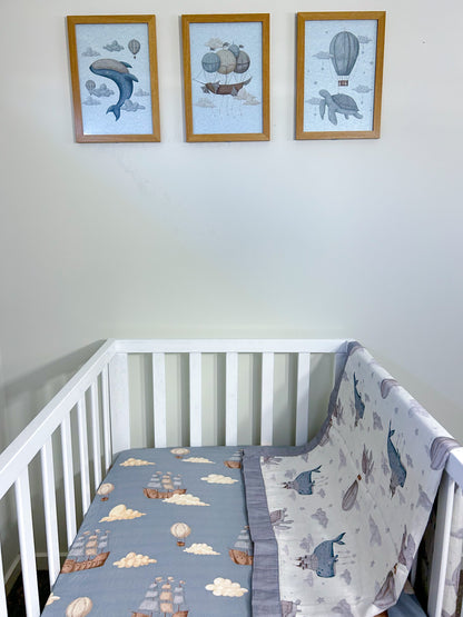 Whimsical Fitted Cot Sheet