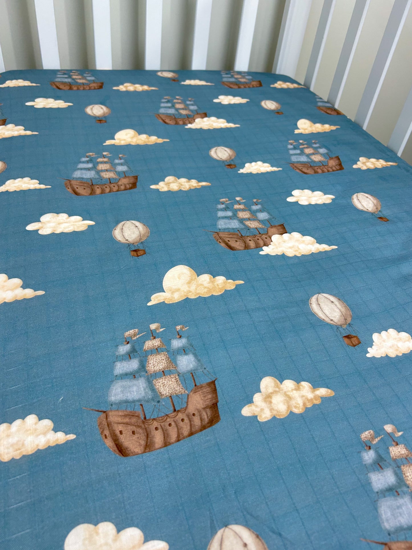 Whimsical Fitted Cot Sheet