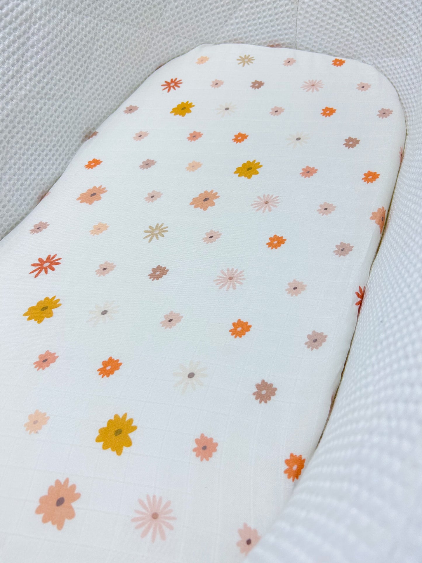 Wildflower Fitted Bassinet Sheet/Change Cover